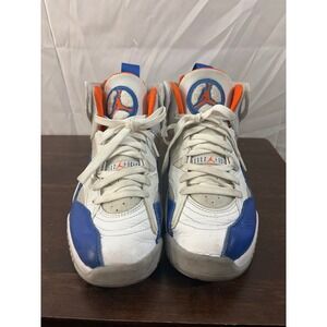 Jordan Jumpman Two Trey Mens 7.5 White Hyper Royal Safety Orange DO1925-148